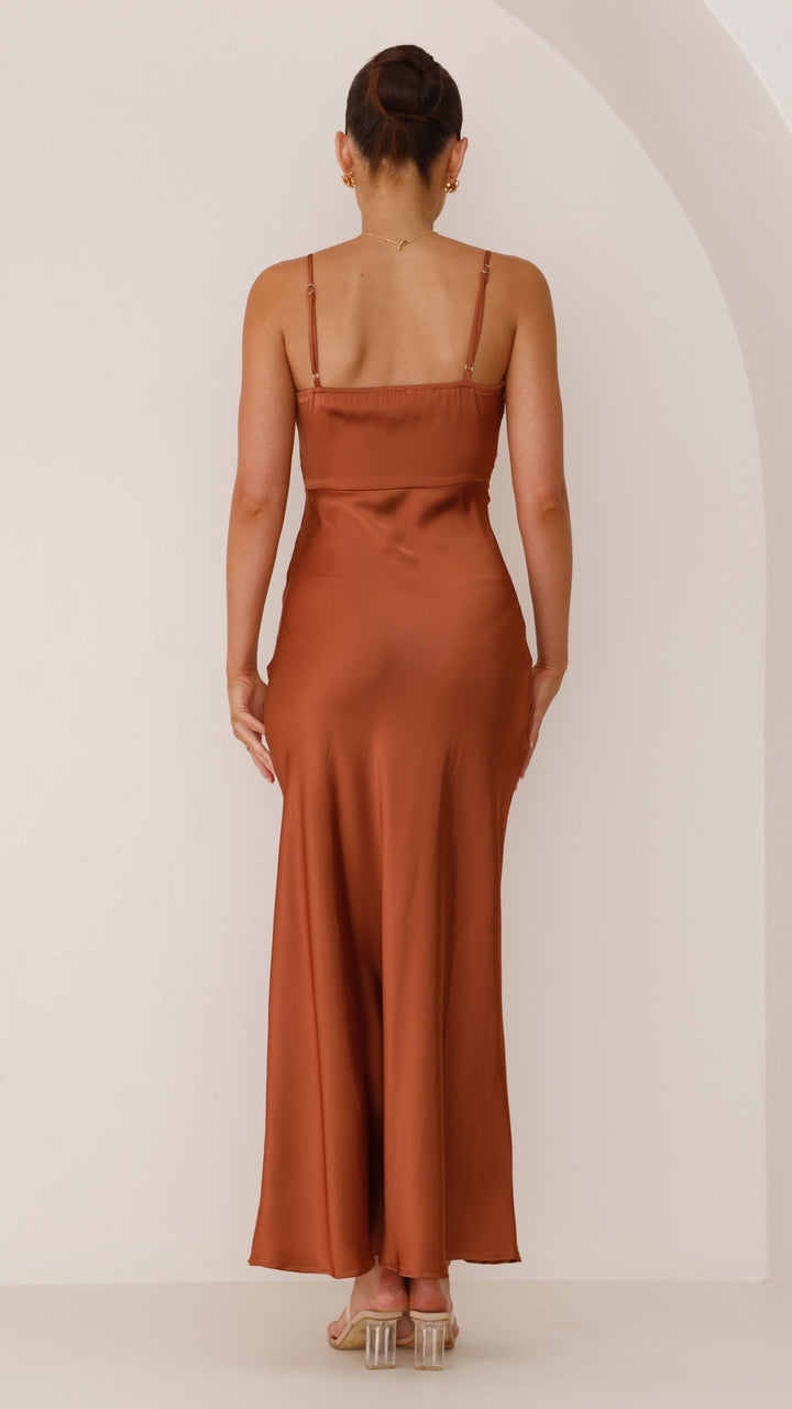 Isabella | Elegantes Damen-Maxikleid mit Seitenschlitz