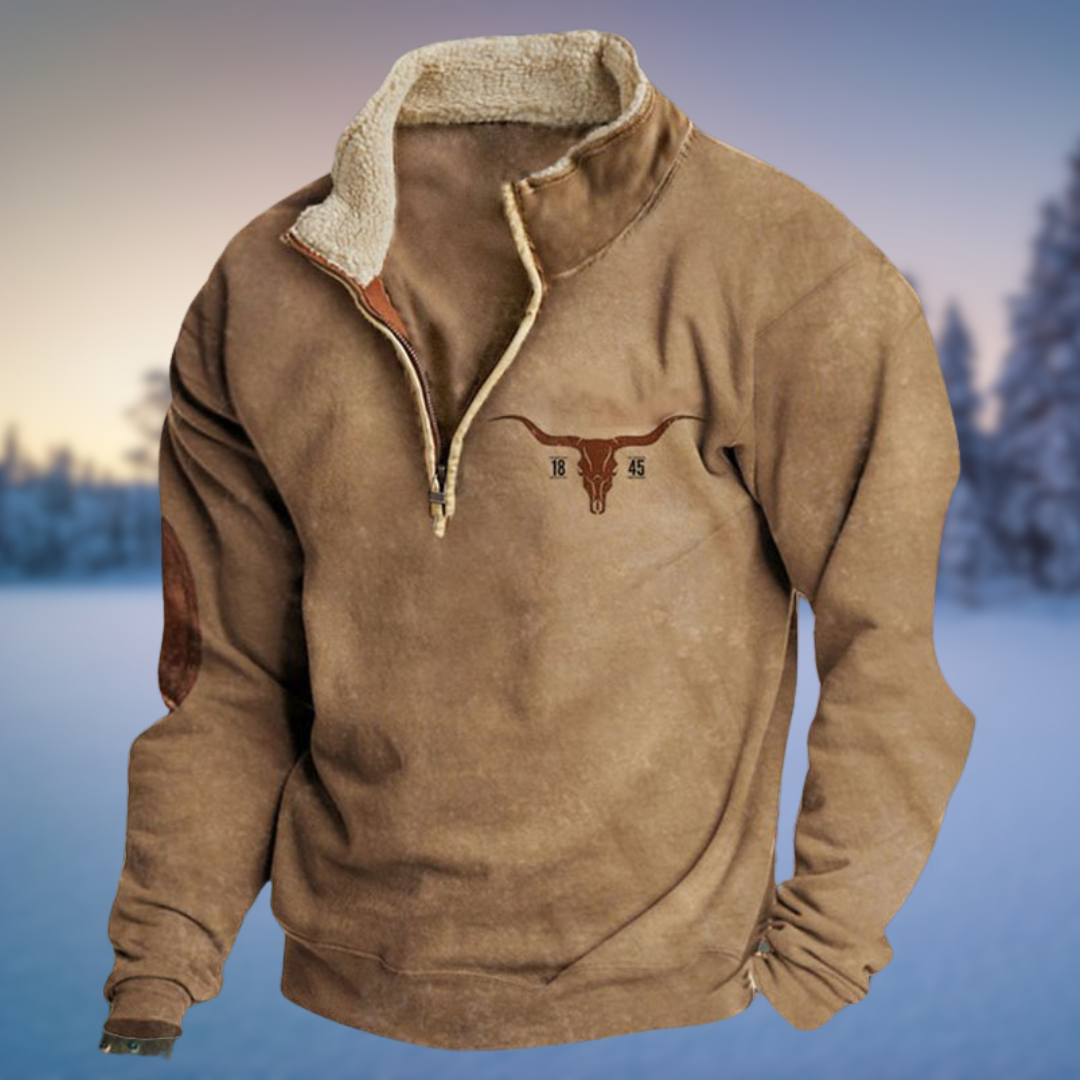 Falk | Rustikaler Fleece-Pullover - BXRLIN