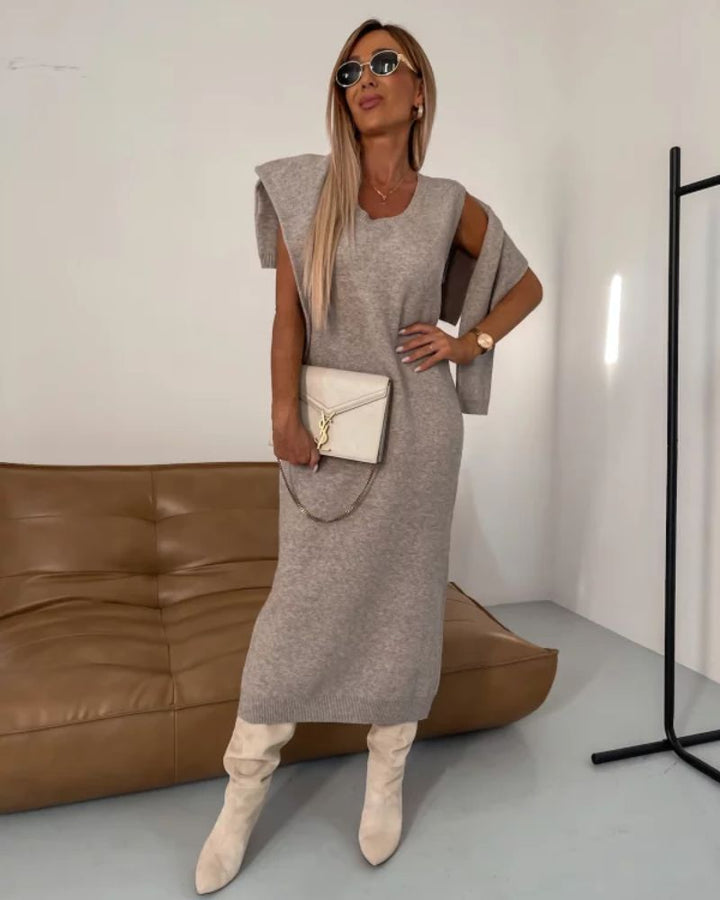 Arielle | Zweiteiliges Strickset mit Rollkragen