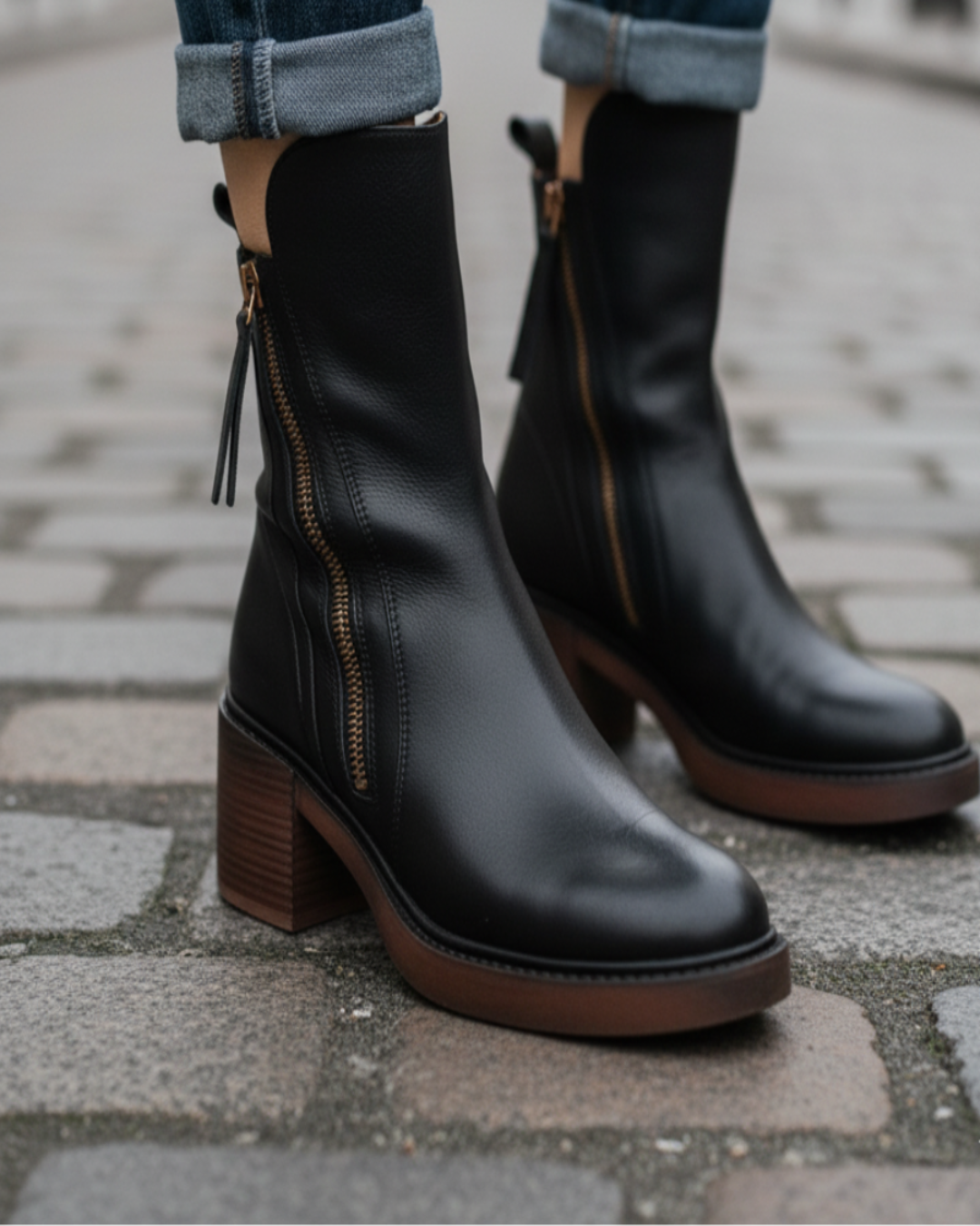 Selina | Elegante Winter Outfit Stiefeletten