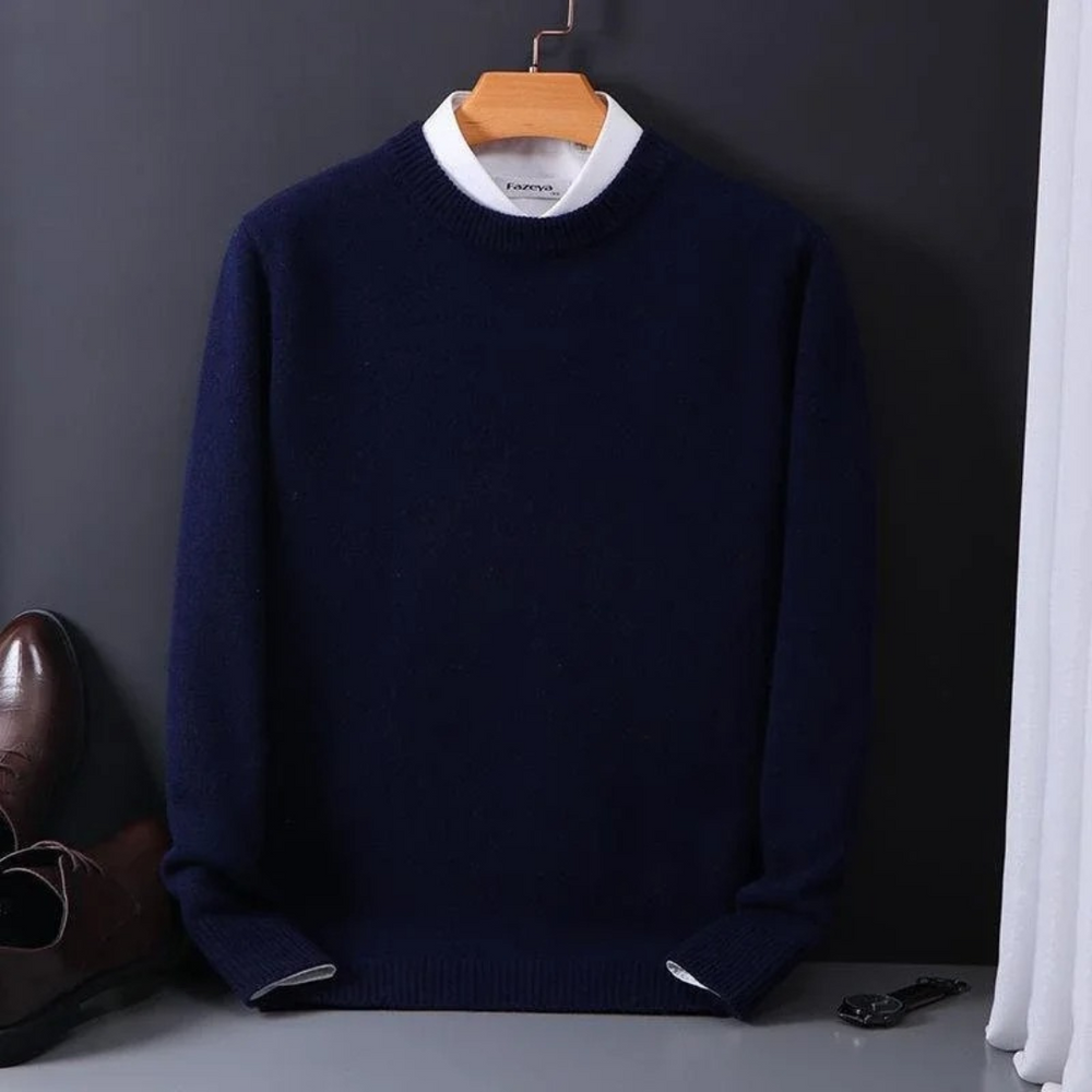 Friedrich | Feiner Rundhals-Pullover - BXRLIN