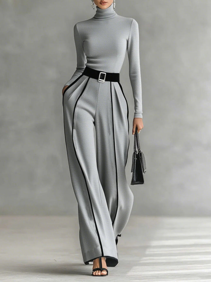 Sienna | Eleganter Jumpsuit mit Gürtel