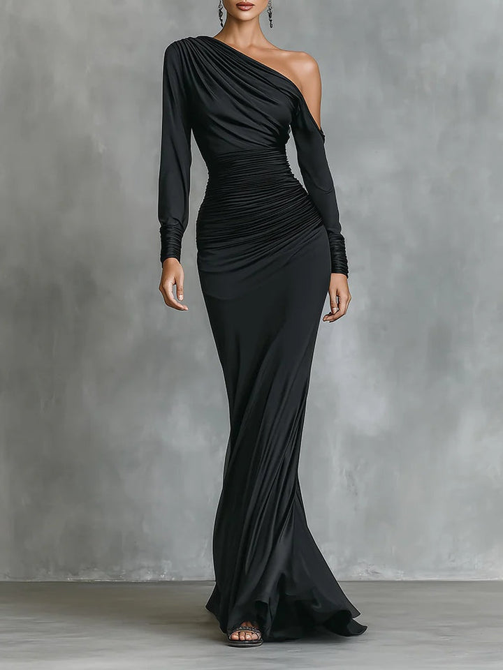 Selene | One-Shoulder Abendkleid