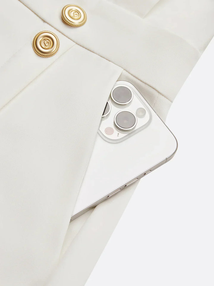 Evelina | Elegantes Midikleid mit Knopfleiste