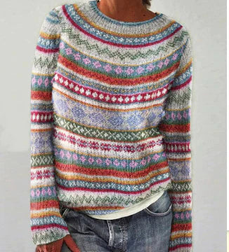 Harriet | Retro Strickpullover - BXRLIN