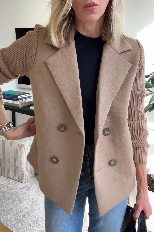 Annika | Ärmelloser Woll-Blazer - BXRLIN