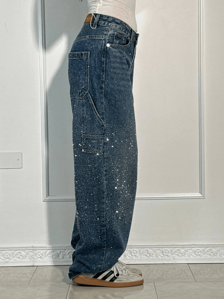 Elodie | Glitzernde Damen Jeans