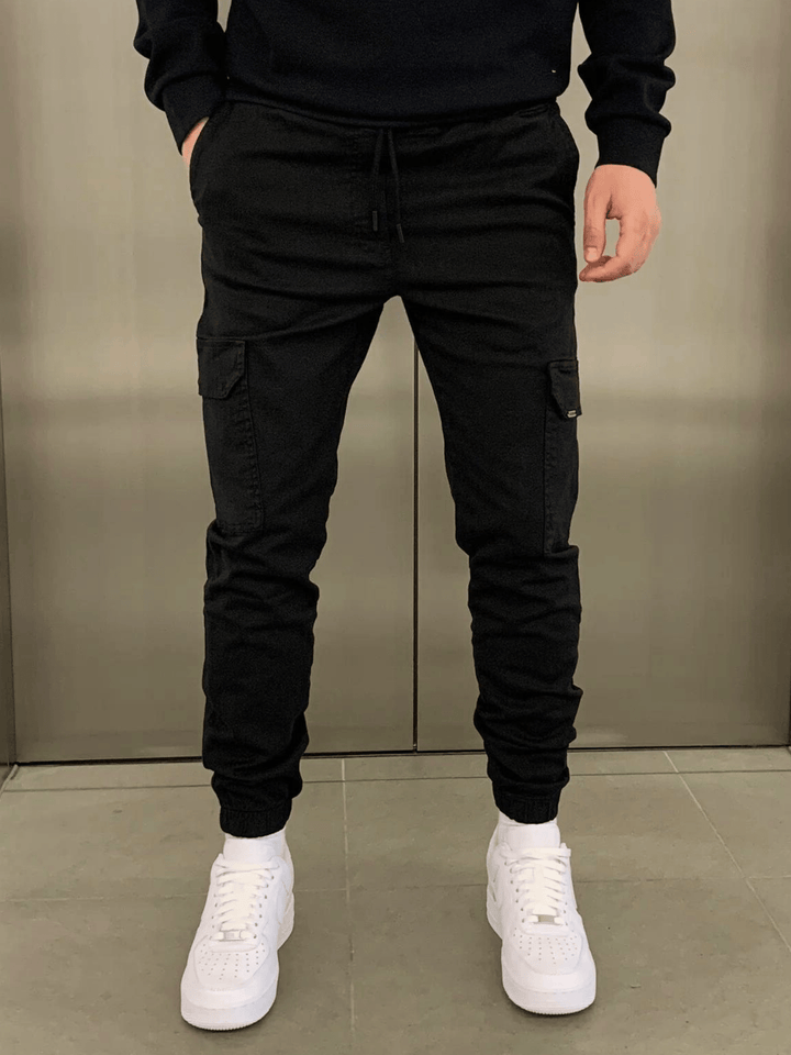 Lorenzo | Herren Cargo Jogginghose Shuhe Stil