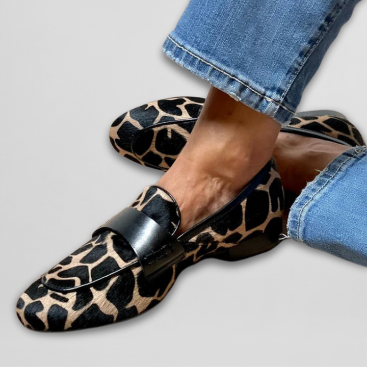 Noelia | Loafer-Schuhe mit Animal-Print