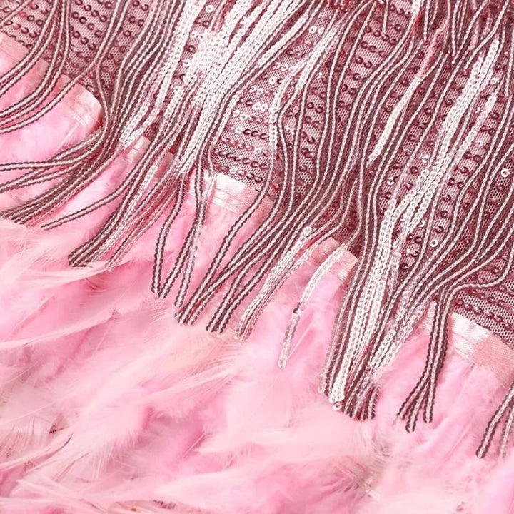 Serena | Glamouröses Fransen-Minikleid