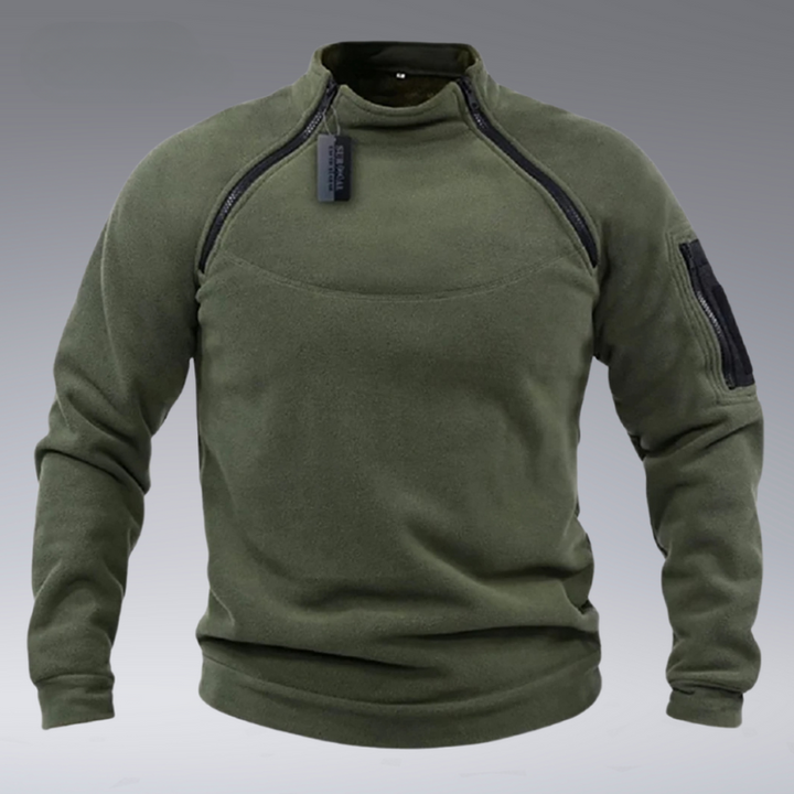 Levan | Herren-Pullover-Sweatshirt mit Reißverschluss