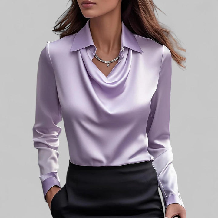 Elira | Elegante Bluse mit fließendem Ausschnitt