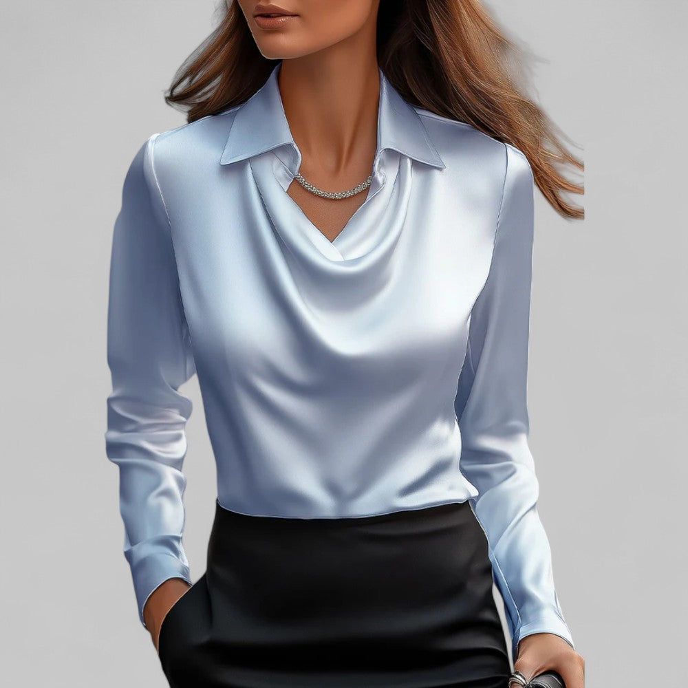 Elira | Elegante Bluse mit fließendem Ausschnitt