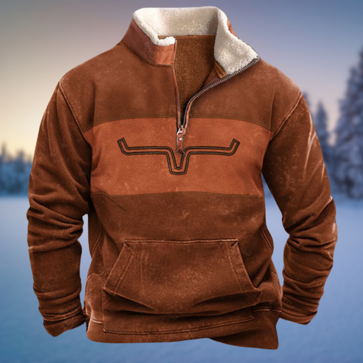 Falk | Rustikaler Fleece-Pullover - BXRLIN