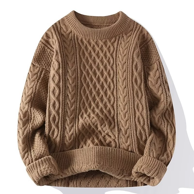 Marcel | Warmer Strukturierter Herrenpullover für Modernen Winterstil
