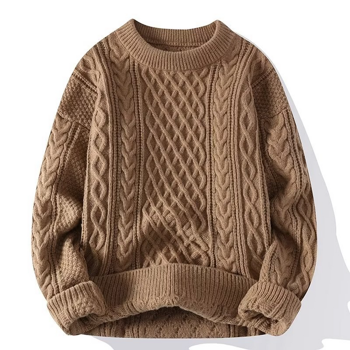 Marcel | Warmer Strukturierter Herrenpullover für Modernen Winterstil