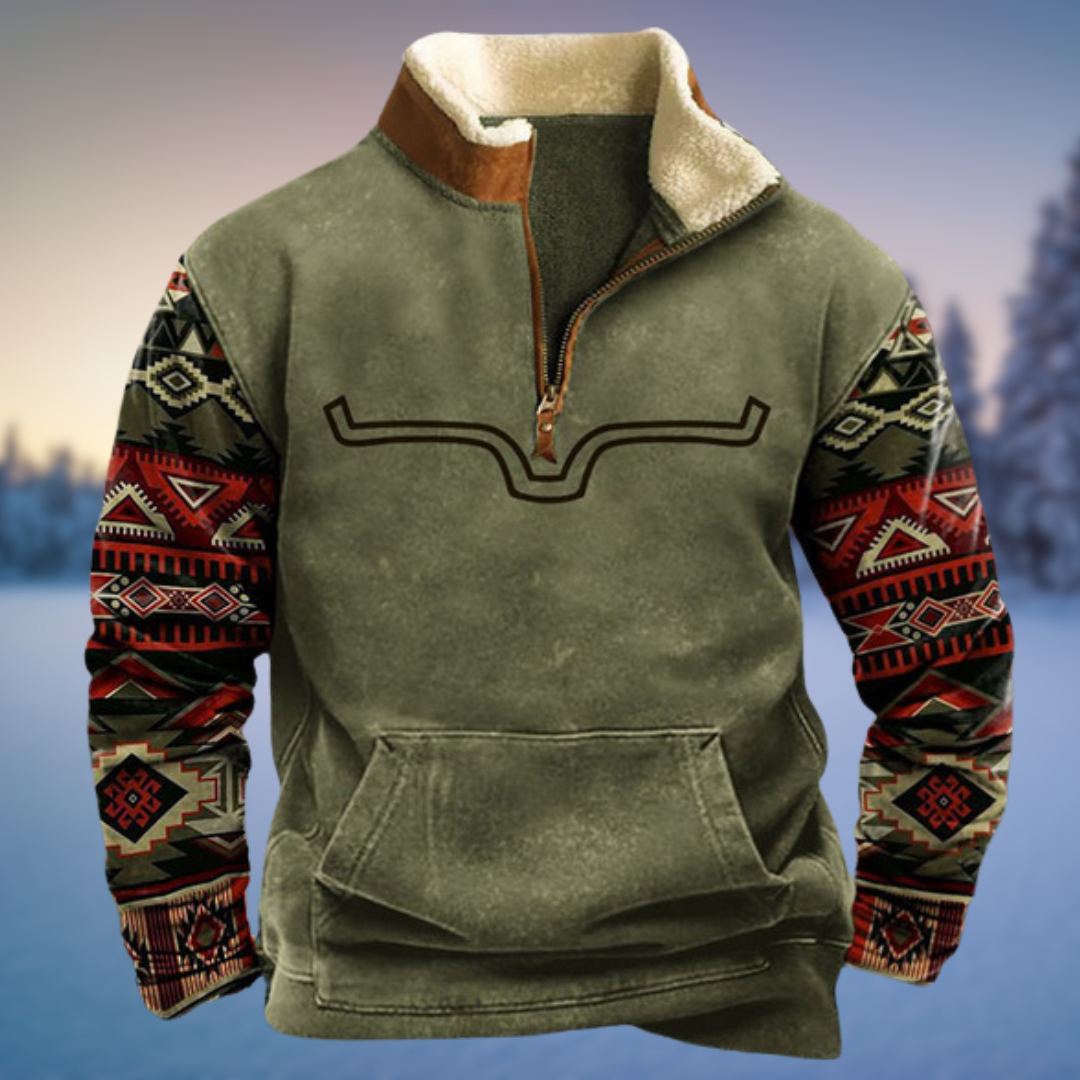 Falk | Rustikaler Fleece-Pullover - BXRLIN