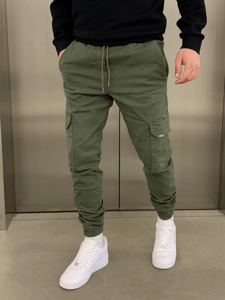 Lorenzo | Herren Cargo Jogginghose Shuhe Stil