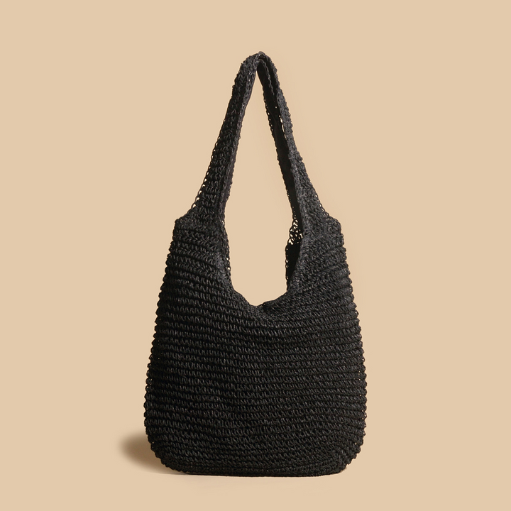 Sarielle | Handtasche Uni Geflochtene Schultertasche