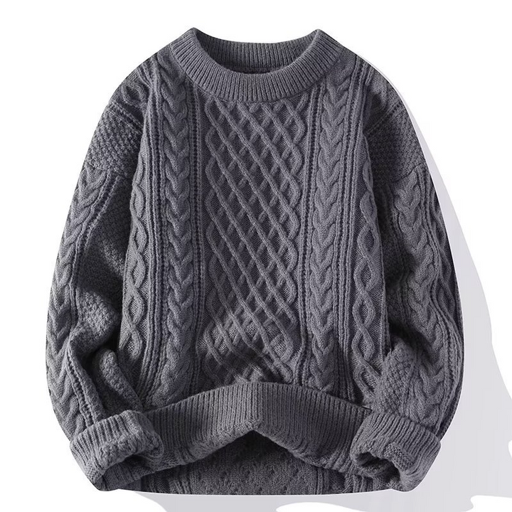 Marcel | Warmer Strukturierter Herrenpullover für Modernen Winterstil