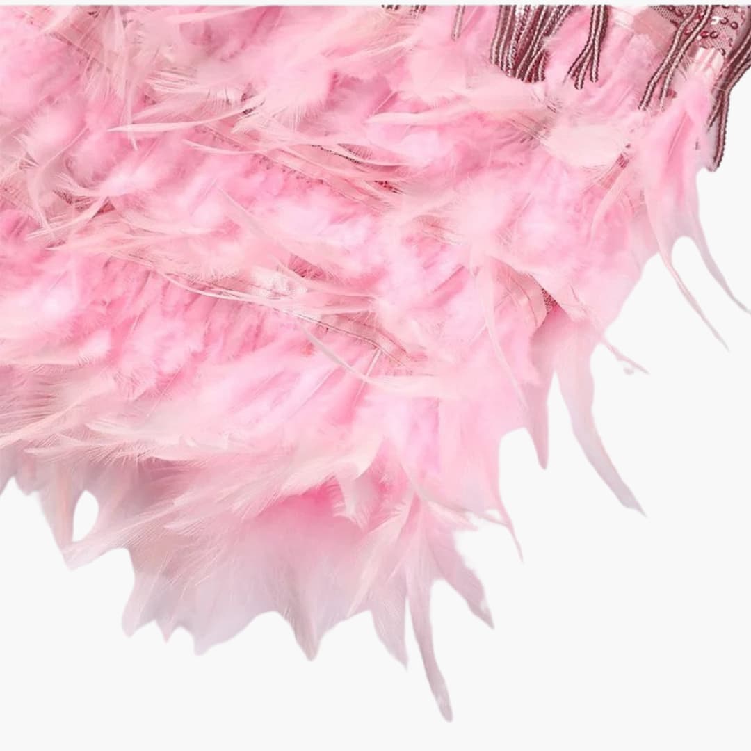 Serena | Glamouröses Fransen-Minikleid