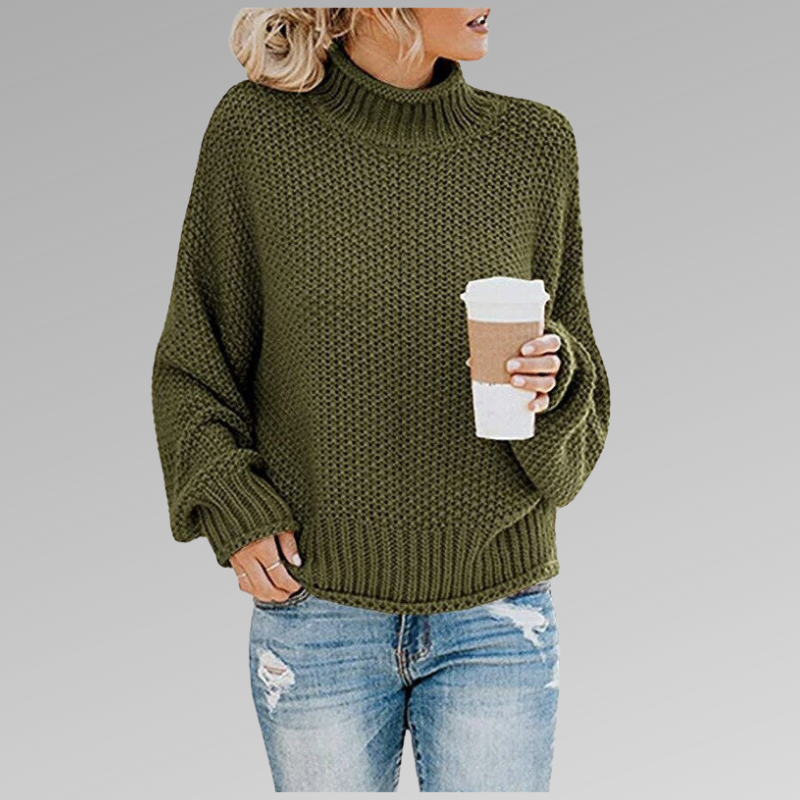 Braelyn | Pullover mit hohem Kragen - BXRLIN