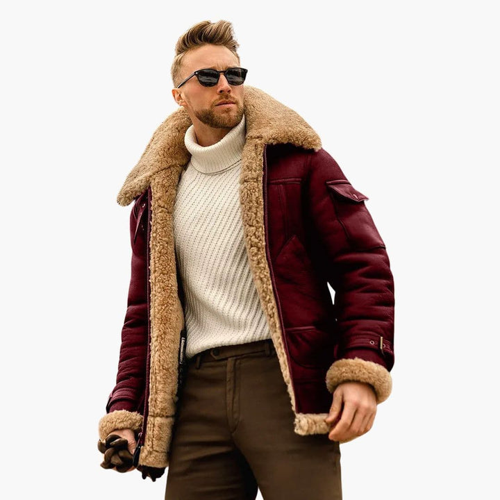 Levano | Herren Aviator Winterjacke mit moderner Wärme