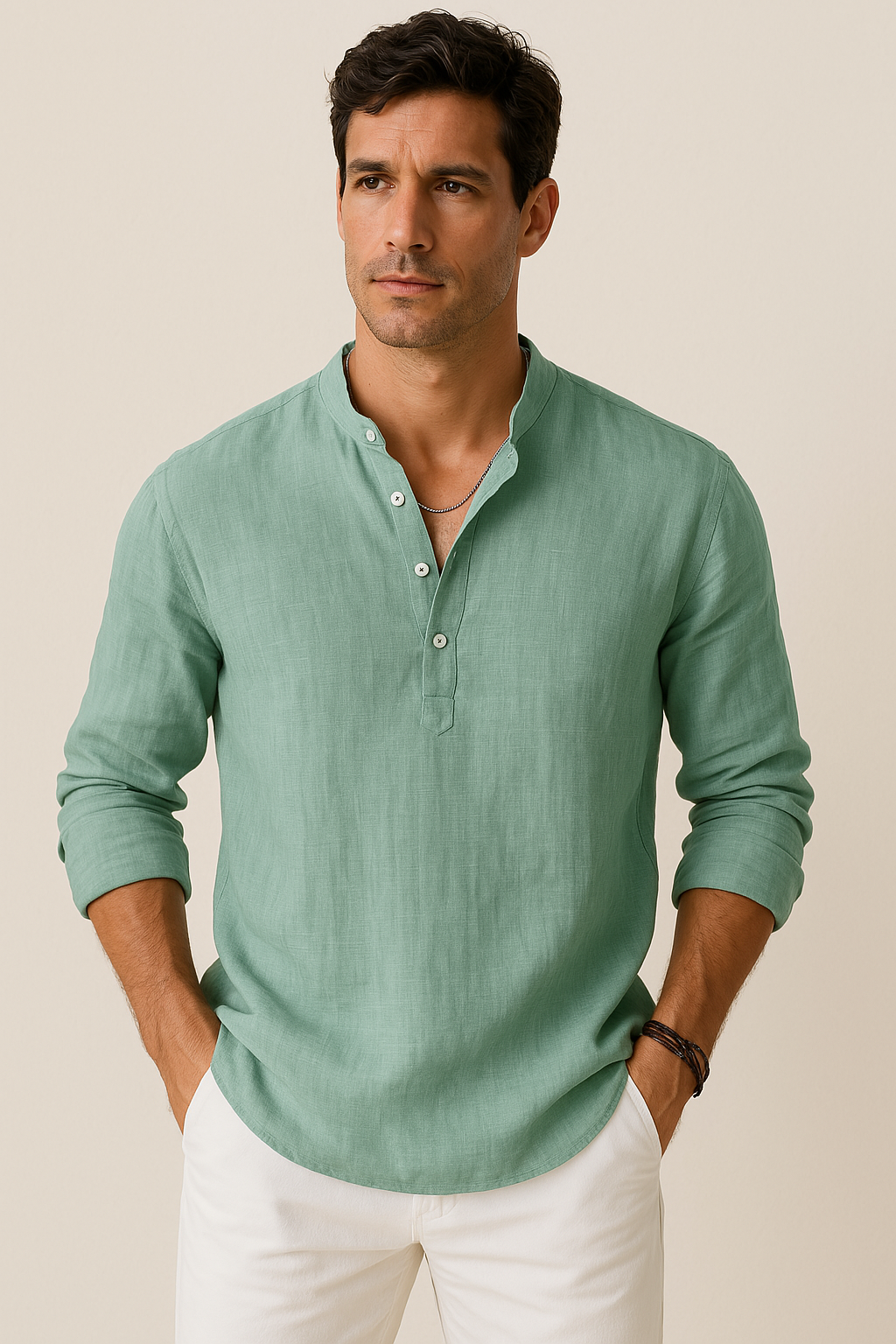 Milan | Freizeitshirt mit Stehkragen