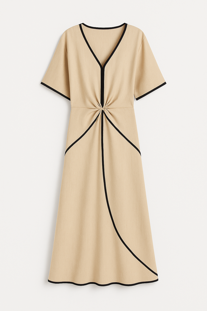 Selina | Sommerkleid mit Knoten-Detail