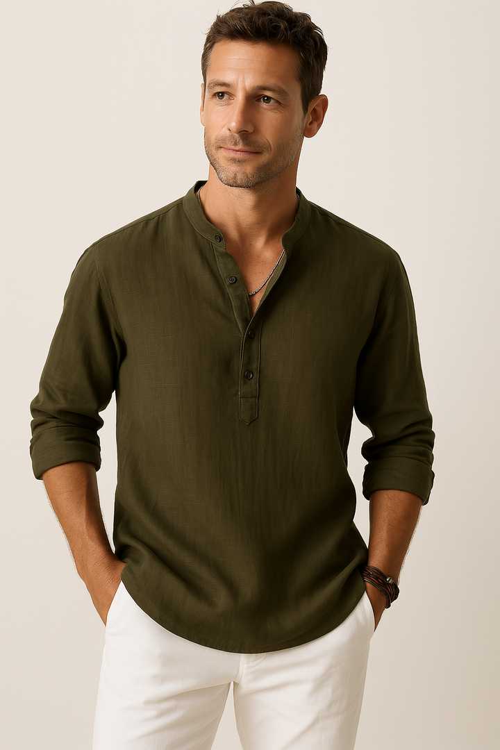 Henrik | Moderner Freizeit-Henley für jeden Anlass