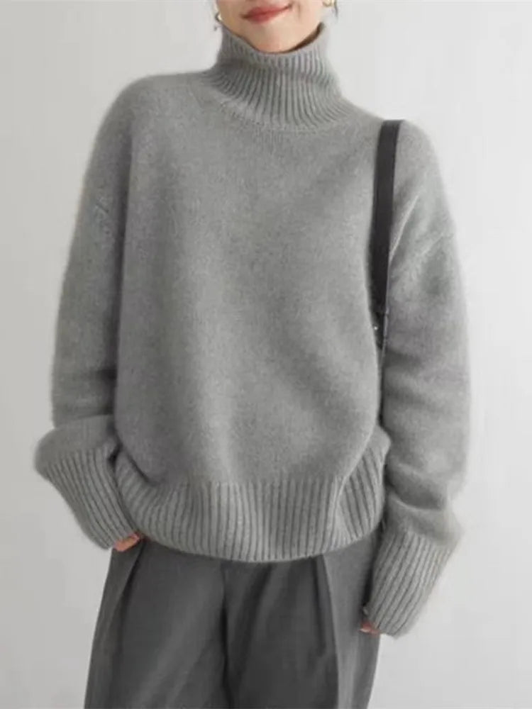 Marlene | Warmer Rollkragenpullover - BXRLIN