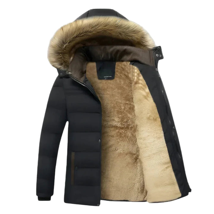 Mark | Herren Winterjacke mit Kapuze