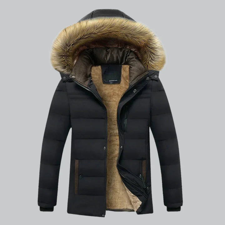 Mark | Herren Winterjacke mit Kapuze