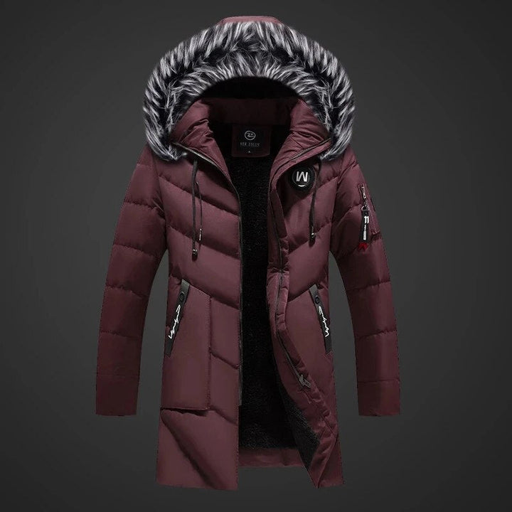 Victor | Eleganter Winterparka mit Kapuze für Herren