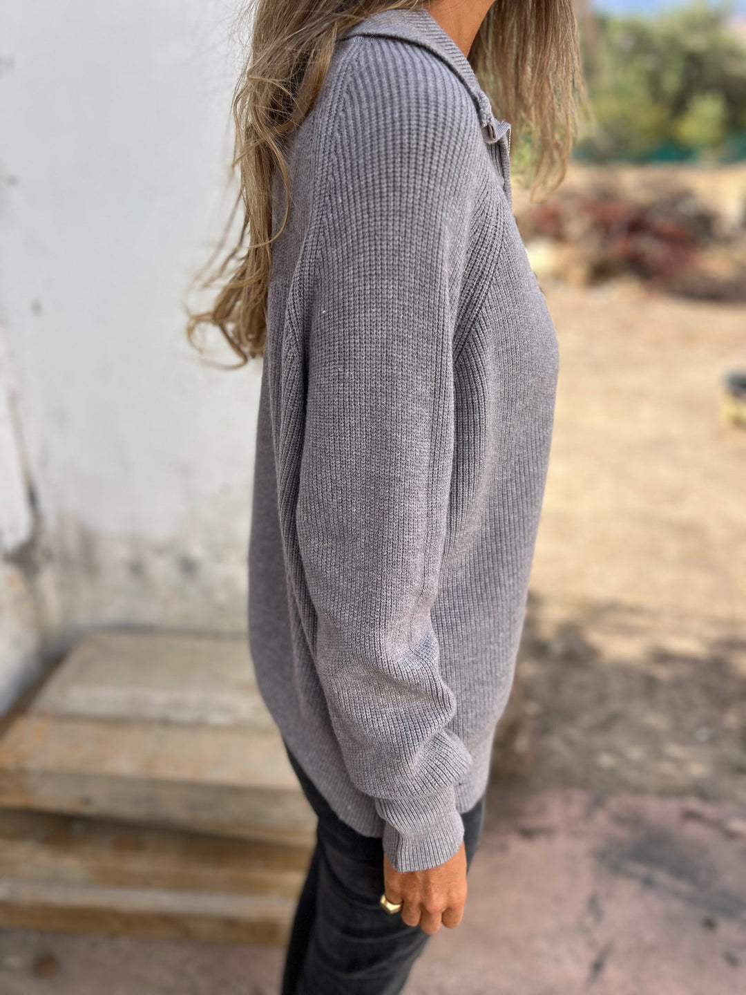 Meliora | Damen-Half-Zip-Strickpullover