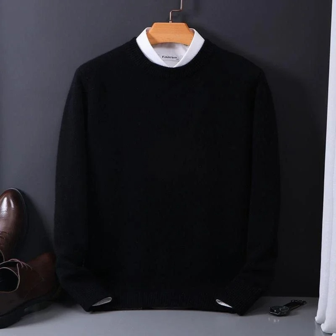 Friedrich | Feiner Rundhals-Pullover - BXRLIN