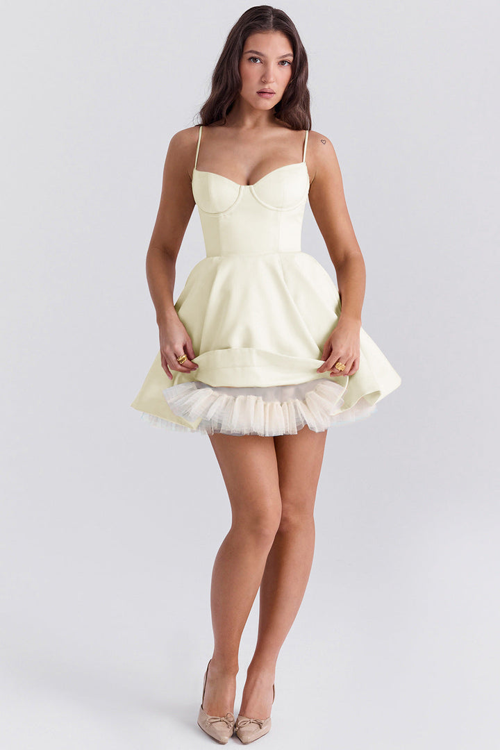 Carmella | Samt Mini Party Kleid