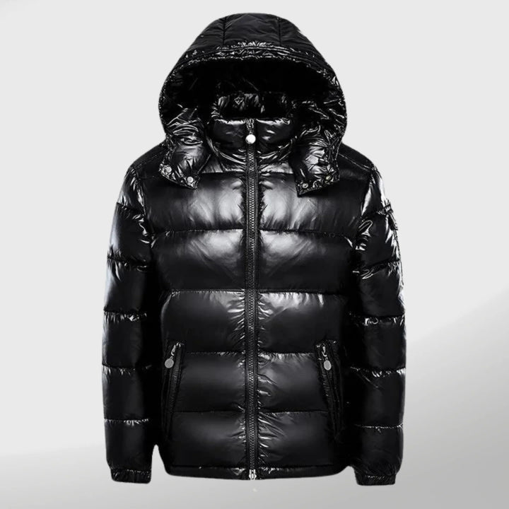 Eldric | Herren Winterjacke Steppoptik mit Kapuze