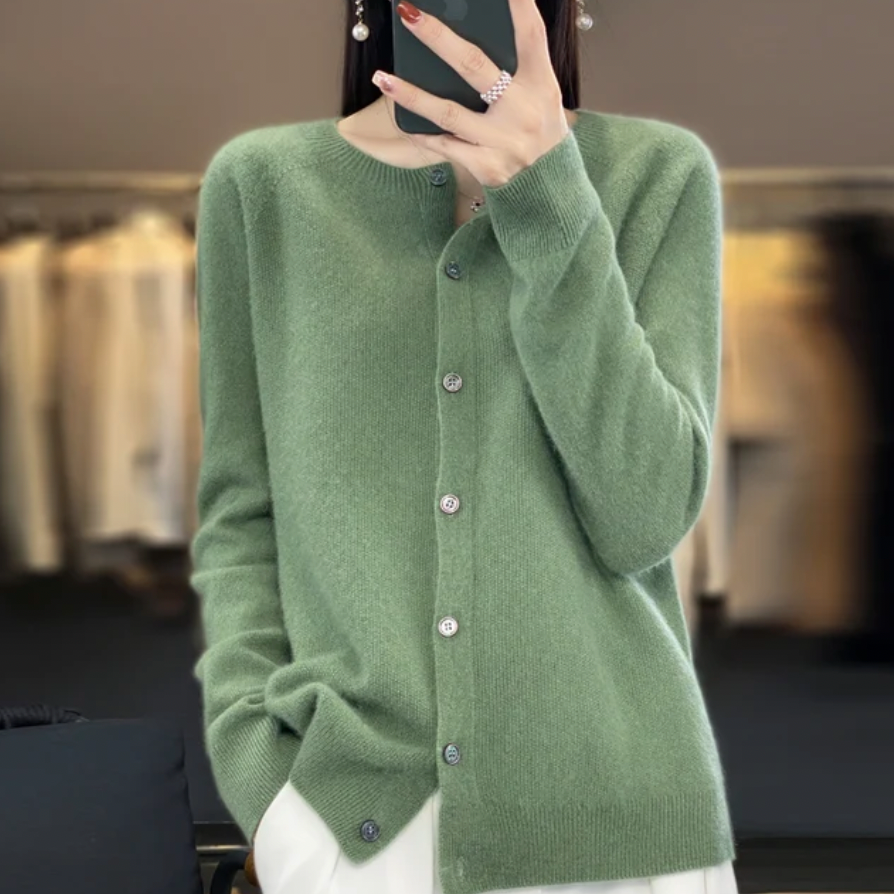 Anni | Merinowolle Cardigans - BXRLIN