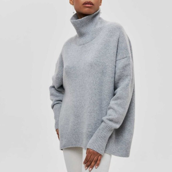 Avrile | Pullover mit hohem Kragen - BXRLIN
