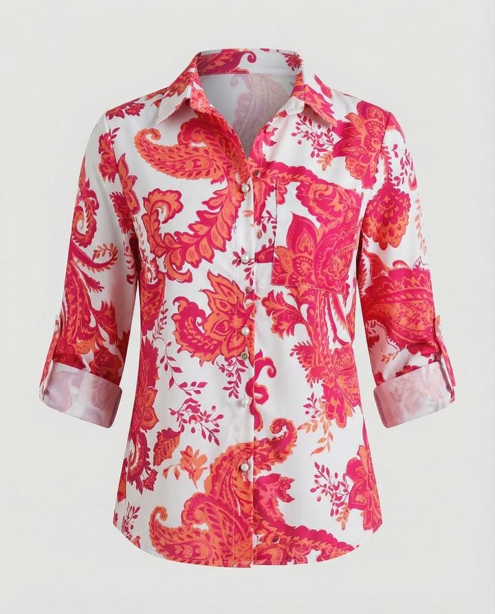 Helena | Bluse mit Umlegekragen