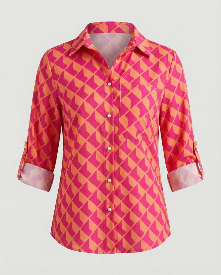 Helena | Bluse mit Umlegekragen