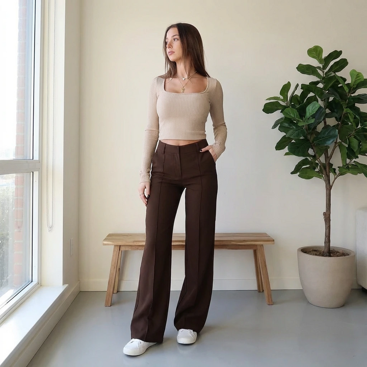 Aveline | Elegante Damen Wide-Leg-Hose