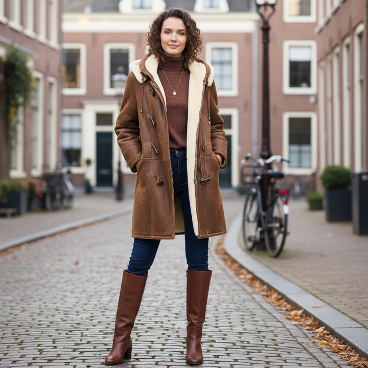 Marvella | Winterfester Damen-Dufflecoat mit Komfort