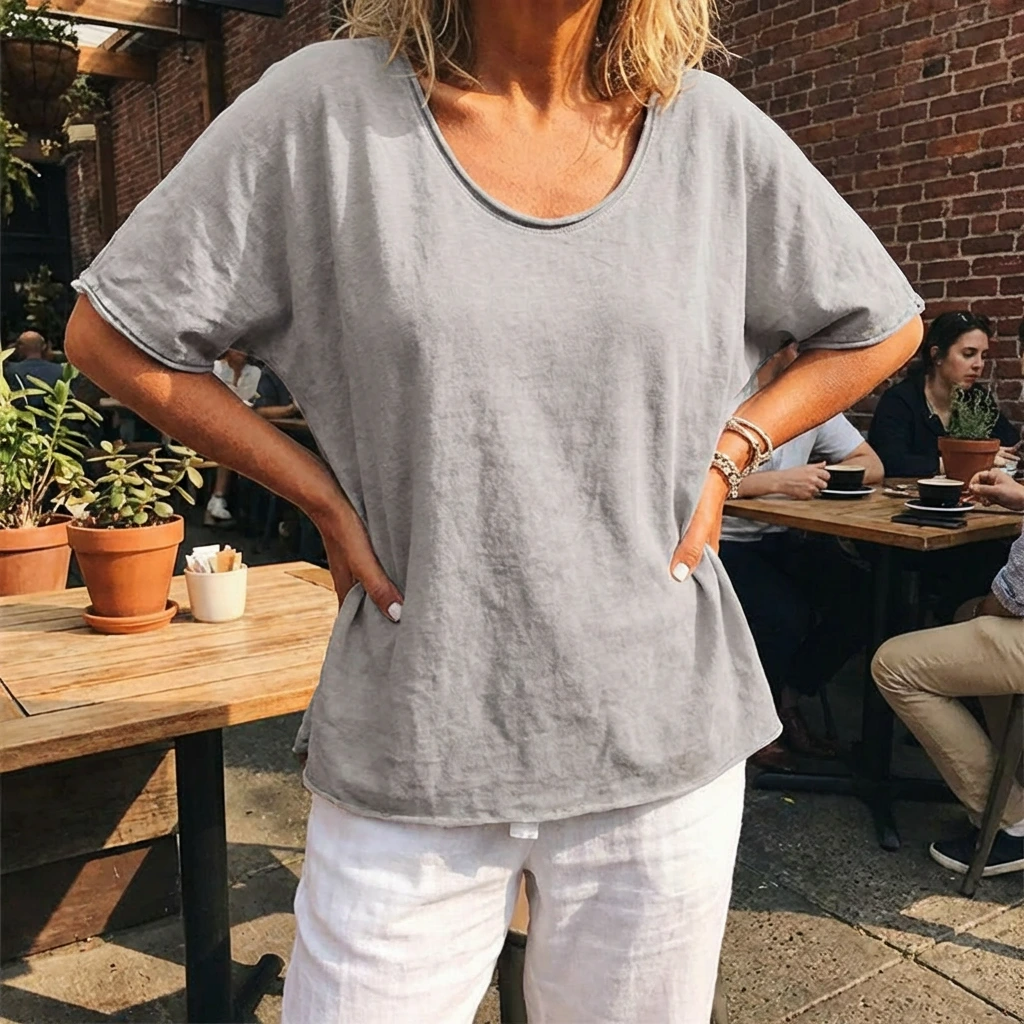 Lunara | Lässiges Freizeitshirt im minimalistischen Look