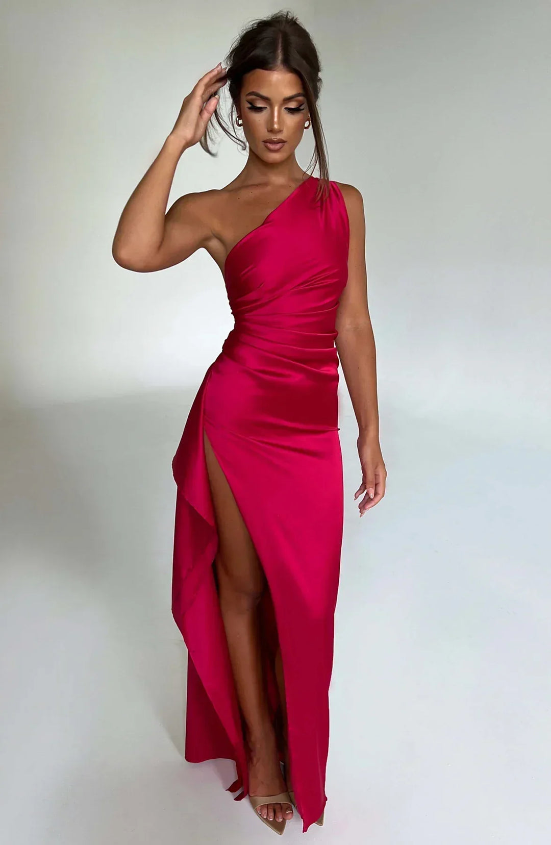 Helissa | One-Shoulder-Abendrobe für Galaabende