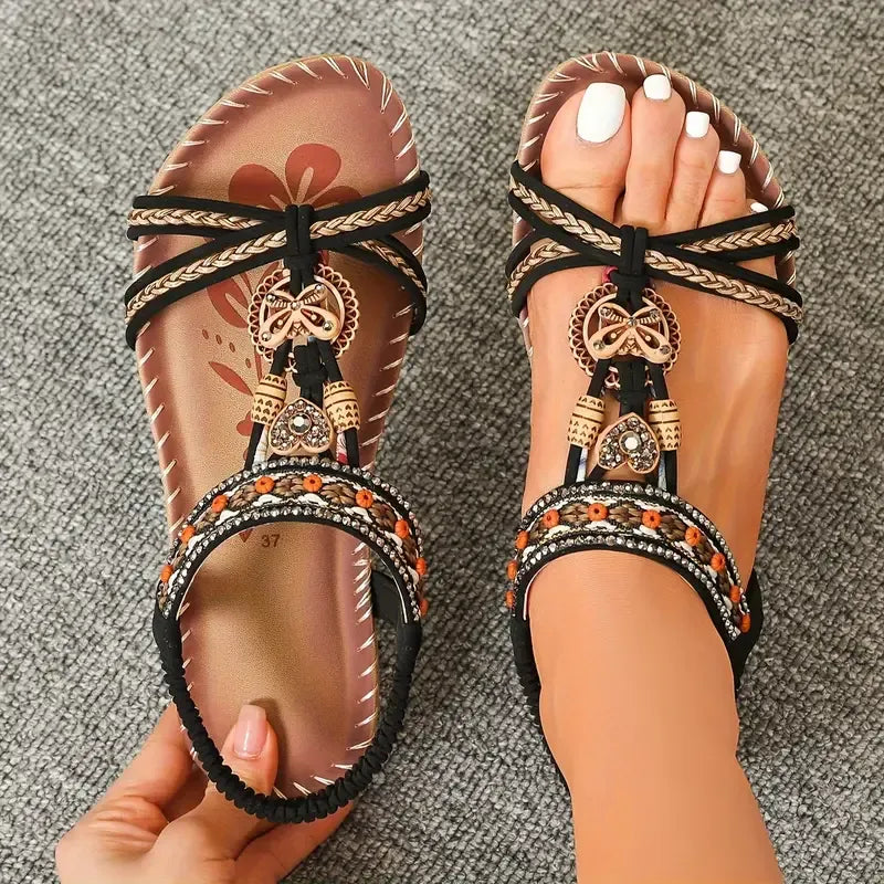 Noelia | Bequeme Boho-Sandalen
