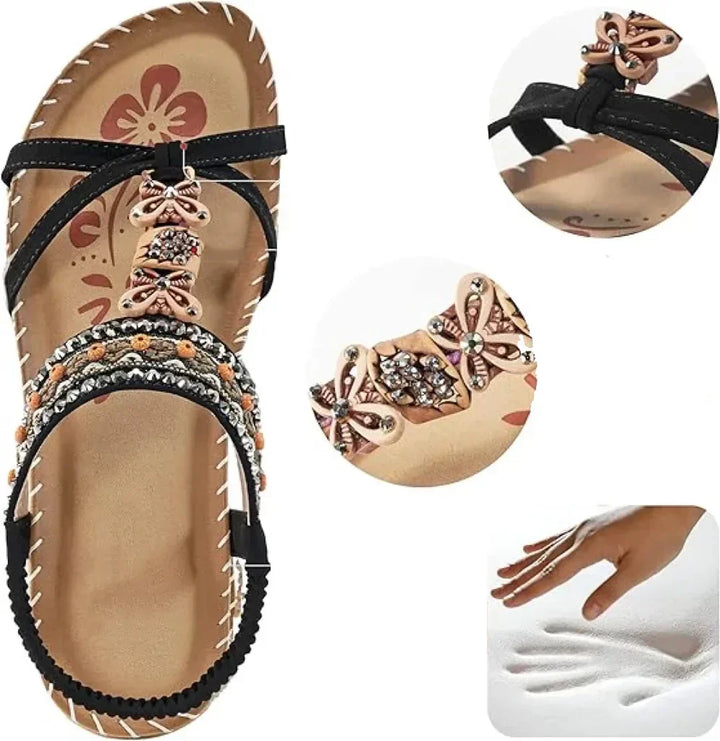 Noelia | Bequeme Boho-Sandalen