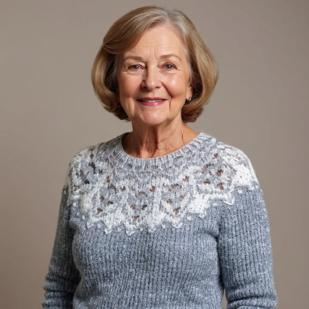 Elyra | Strickpullover mit nordischem Muster