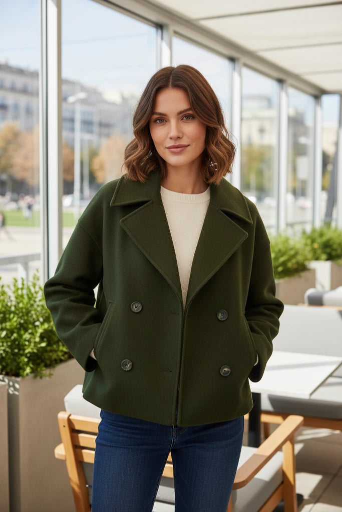 Seraphina | Damen-Kurzmantel im modernen Citystil